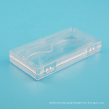 Customizable Portable Clear Plastic Empty Eyelash Packaging Box with Plastic Insert